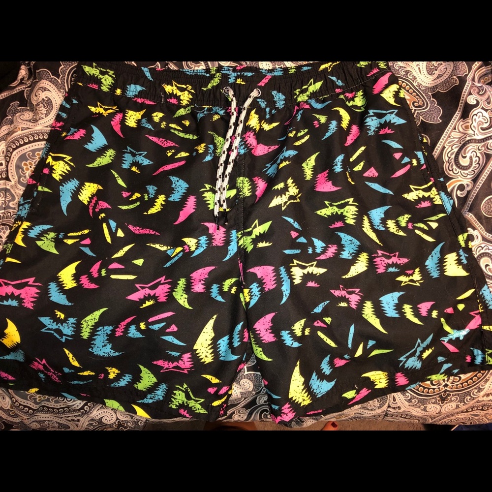 Men’s colorful swim trunks!